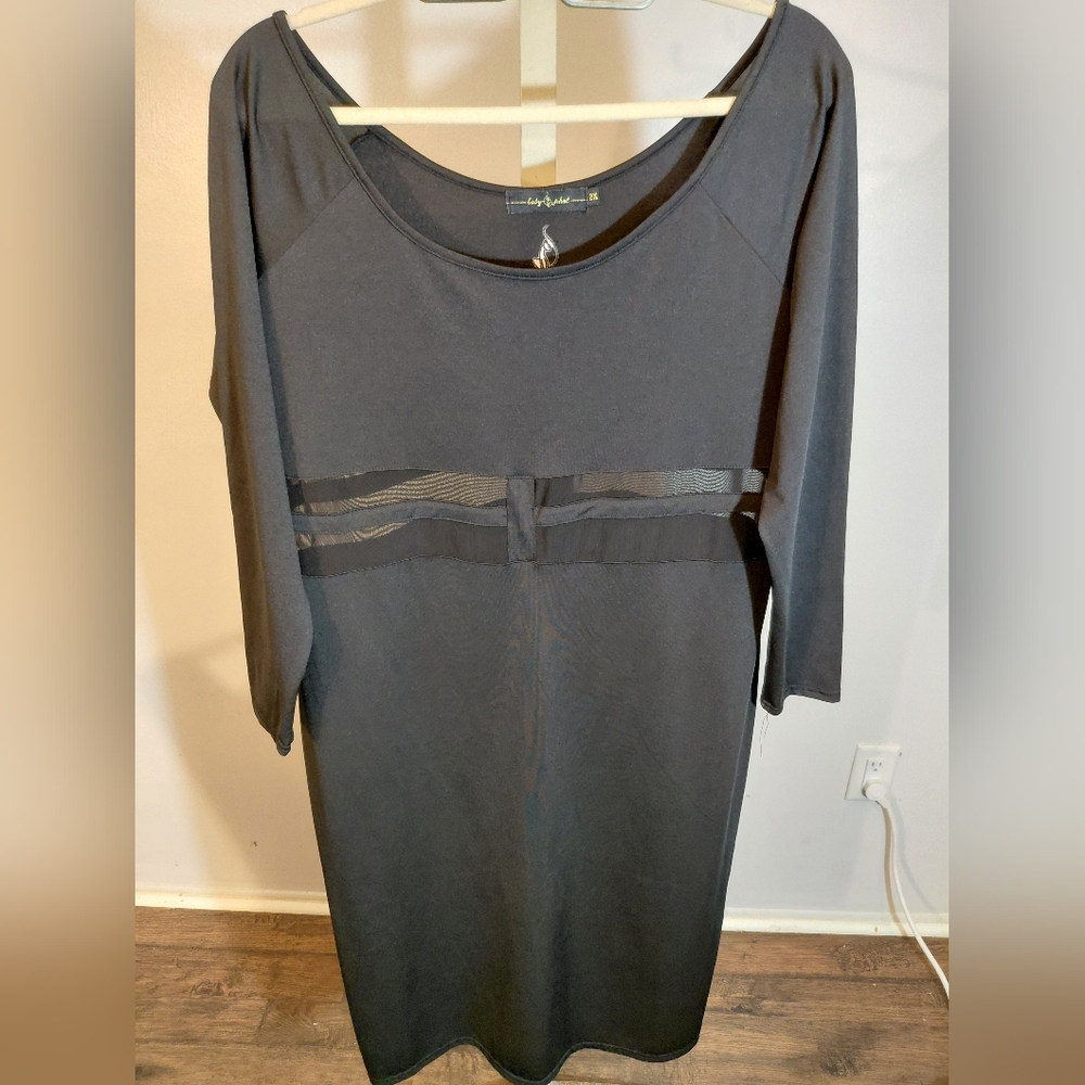 Baby Phat Charcoal Long Sleeve Dress